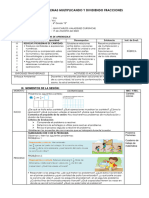 Resolvemos Problemas Multiplicando y Dividiendo Fracciones