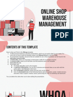 Online Shop Warehouse Management by Slidesgo