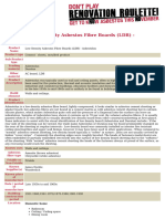 Export Low Density Asbestos Fibre Boards (LDB) - Asbestolux