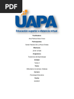 Tarea 2 de Trastorno Del Aprendizaje Santa.