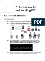 Discovery 1: Access Into The SISE Lab and Installing ISE: Task 1: Cisco ISE 3.1 Installation