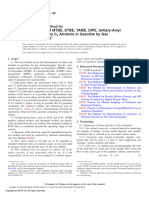 Determination of Mtbe, Etbe, Tame, Dipe, Tertiary-Amyl Alcohol and C Toc Alcohols in Gasoline by Gas Chromatography