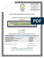 Projet Distillateur Solaire