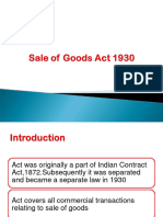 Sales of Goods Act