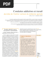 Conduites Addictives Et Travai