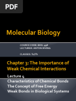 Molecular Biology Lecture 4