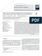 Optimal Operation of Photovoltaicdiesel Generatorpumped Water Reservoir Power System Using Modified Manta Ray Optimization