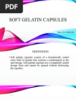 Soft Gelatin Capsules