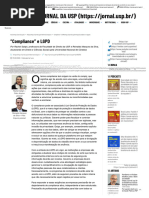 "Compliance" e LGPD - Jornal Da USP