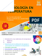 Metrologia en Temperatura - Curso 2019