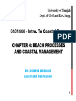 Intro. To Coastal Eng.: University of Sharjah Dept. of Civil and Env. Engg