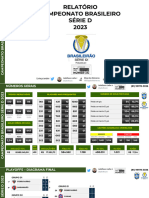 Campeonato Brasileiro Serie D 2023 Relatorio Geral