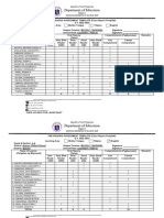 Pre-Oral Reading Report Template Classroom Conso