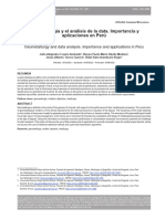 Geometalurgia y El Analisis de La Data I