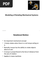 Modeling of Rotational Systems 2023