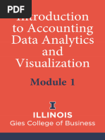 Introduction To Accounting Data Analytics and Visualization Module 1