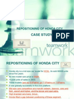 Re Positioning of Honda City