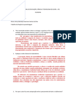 Cópia de Cópia de ExercÃ Cios de Fixaã Ã o de Aprendizagem - Materialismo e Atomismo