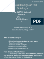 STRUCTURAL DESIGN OF TALL BUILDINGS (Seminar)