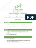 Activity Template - Plano de Operações e Treinamento