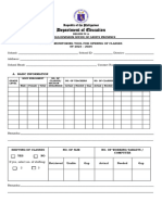 Division Monitoring Tool Opening of Classes SY 2023 2024