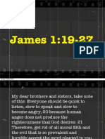 James 1:19 - 27