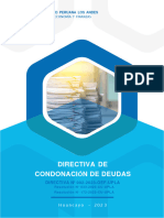 Directiva de Condonacion