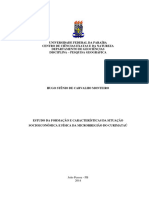 HSCM - Estudo Da Formação e Características Da Situação Socioeconômica e Física Da Microrregião Do Curimataú