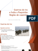 Guerras Do Ira e Índia X Paquistão