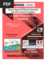 SEMANA 25 - PRIMARIA - 5TO Y 6TO GRADO - Ciclo Del Agua INFOGRAFÍA