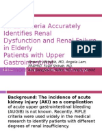 RIFLE Criteria Accurately Identifies Renal