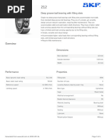 SKF 212 Specification