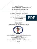 Multiclass Prediction Model For Student Grade Prediction Using Machine Learning