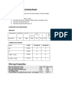 MiLA Structure Pile Cap Moment Design For One Pile