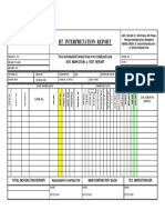 Radiography RT Interpretation Report Format