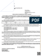 Resolución de Concesión de Cuantía Variable