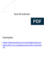 Chapter 1.1 - Sets - Subsets