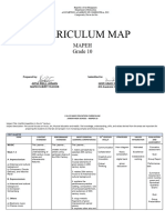 Curriculum Map in Mapeh 10