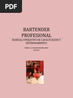 Bartender Profesional Manual Operativo de Capacitacion y Entrenamiento Presenta - Lic. Rosa Irene Martínez Vargas 25-07-2015