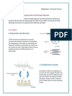 Le Principe de La Technique NGS Technologie Illumina: Les Étapes