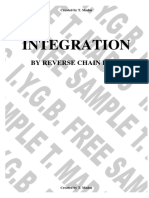 Integration by Reverse Chain Rule