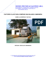 Factores Clave para Balanza Camionera