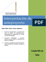 Interpretacion de Anteproyecto