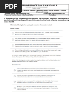 Speciation Process Quiz Final