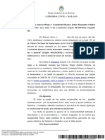 "Pereyra Marcos Diego C/ Castañeda Huanca Johan Danzadut S/daños y Perjuicios (Acc. Trán. C/ Les. o Muerte) ", Expte. 48.424/2016, Juzgado 68.