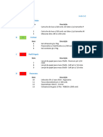 Planilha de Cotação