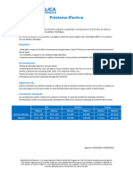 Cartilla Prestamos de Efectivo