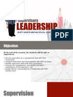 Supervisory Leadership