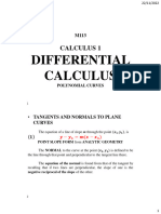 Differential Chapter 5 Polynomial Curves Part 2