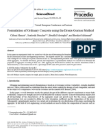 Formulation of Ordinary Concrete Using The Dreux-Gorisse Method